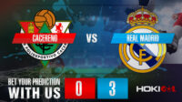 Prediksi Bola Cacereno Vs Real Madrid 4 Januari 2023