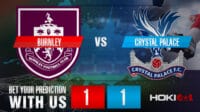 Prediksi Bola Burnley Vs Crystal Palace 4 November 2023