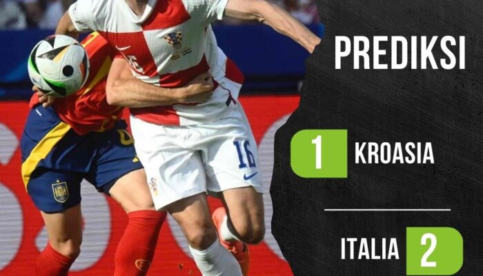 Prediksi Kroasia vs Italia 25 Juni 2024