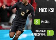 Prediksi Inggris vs Bosnia, Selasa 4 Juni 2024