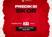 Prediksi Argentina vs Irak Olimpiade 2024 Sabtu, 27 Juli 2024