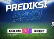 Prediksi Kosta Rika vs Paraguay 3 Juli 2024