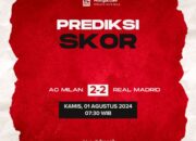 Prediksi AC Milan vs Real Madrid Friendly 2024 Kamis 01 Agustus 2024