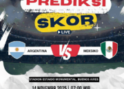 Prediksi Argentina vs Meksiko 14 November 2025: Laga Uji Coba Penuh Gengsi di Amerika Latin
