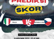 Prediksi Italia vs Republik Ceko 15 November 2025: Ujian Berat untuk Gli Azzurri di Kandang Sendiri