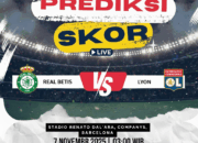 Prediksi Real Betis vs Lyon 7 November 2025: Adu Gengsi di Kancah Eropa