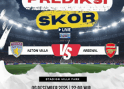 Prediksi Aston Villa vs Arsenal 6 Desember 2025: The Gunners Diunggulkan di Villa Park