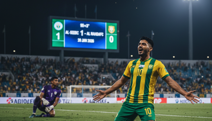 Cuplikan Gol Al-Seeb vs Al Nahda: Oman Sultans Cup 20 Januari Berakhir 1-0