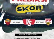 Prediksi AS Roma vs Stuttgart 23 Januari 2026: Ujian Berat Giallorossi di Olimpico
