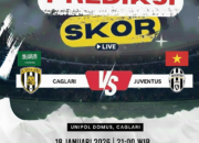 Prediksi Cagliari vs Juventus 18 Januari 2026: Bianconeri Diunggulkan Raih Poin Penuh