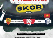 Prediksi Hellas Verona vs Pisa 7 Februari 2026: Tuan Rumah Lebih Diunggulkan