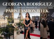 Georgina Rodríguez Tampil Mewah di Paris Fashion Week