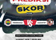 Prediksi Fenerbahce vs Gaziantep 18 Maret 2026: Tuan Rumah Diunggulkan