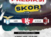 Prediksi Lazio vs AC Milan 16 Maret 2026: Duel Besar Penentu Papan Atas Serie A