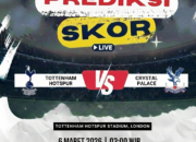 Prediksi Tottenham Hotspur vs Crystal Palace Jum’at, 6 Maret 2026: Spurs Diunggulkan di Derby London