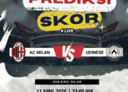 Prediksi AC Milan vs Udinese 11 April 2026: Rossoneri Incar Tiga Poin di San Siro