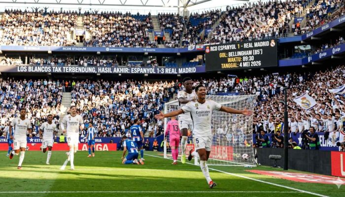 Cuplikan Gol Espanyol vs Real Madrid 4 Mei 2026: Los Blancos Tampil Superior