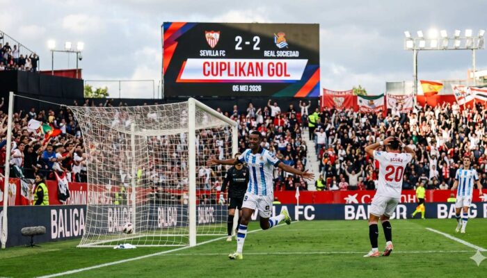 Cuplikan Gol Sevilla vs Real Sociedad 5 Mei 2026: Duel Ketat La Liga