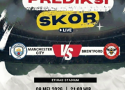 Prediksi Manchester City vs Brentford 9 Mei 2026: The Citizens Diunggulkan di Etihad
