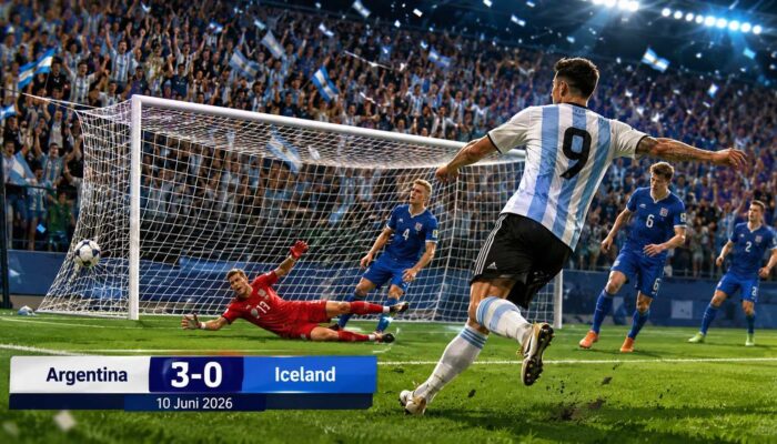 Cuplikan Gol Argentina vs Islandia 10 Juni 2026: Messi Kembali dan Antar La Albiceleste Menang 3-0