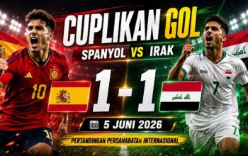 Cuplikan Gol Spanyol vs Irak 5 Juni 2026: Ferran Torres Cetak Gol, Merchas Doski Selamatkan Irak