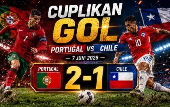 Cuplikan Gol Portugal vs Chile 7 Juni 2026: Bruno Fernandes Bersinar, Selecao Menang 2-1