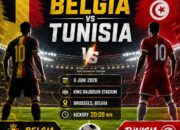 Prediksi Belgia vs Tunisia 6 Juni 2026: Setan Merah Diunggulkan Menang Meyakinkan