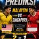 Prediksi Malaysia vs Singapura 2 Juni 2026: Harimau Malaya Lebih Diunggulkan