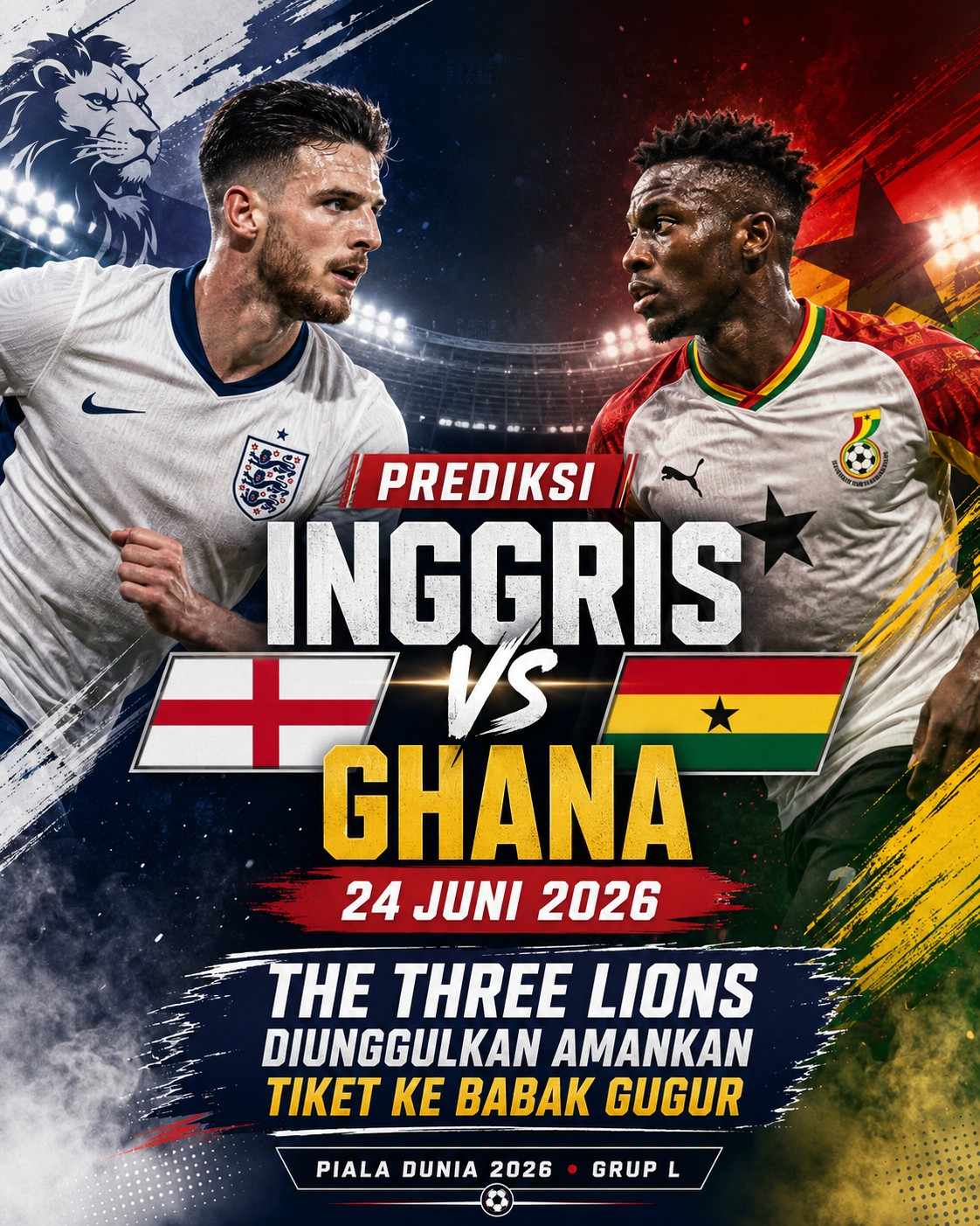 Inggris vs Ghana