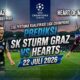 Prediksi Sturm Graz vs Hearts 22 Juli 2026: Tuan Rumah Diunggulkan pada Leg Pertama Kualifikasi Liga Champions