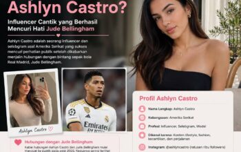 Siapa Ashlyn Castro? Influencer Cantik yang Berhasil Mencuri Hati Jude Bellingham