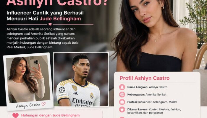 Siapa Ashlyn Castro? Influencer Cantik yang Berhasil Mencuri Hati Jude Bellingham
