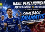 Hasil Pertandingan Persib Bandung vs Bali United 18 Agustus 2026: Comeback Dramatis, Maung Bandung Menang 3-2