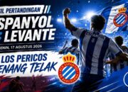Hasil Pertandingan Espanyol vs Levante Senin, 17 Agustus 2026: Los Pericos Menang Telak 3-0