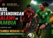 Hasil Pertandingan Malawi vs Zambia 6 Agustus 2026: Zambia Menang 1-0, Lolos ke Perempat Final WAFCON 2026