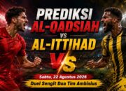 Prediksi Al-Qadsiah vs Al-Ittihad Sabtu, 22 Agustus 2026: Duel Sengit Dua Tim Ambisius