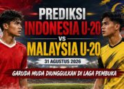 Prediksi Indonesia U-20 vs Malaysia U-20 31 Agustus 2026: Garuda Muda Diunggulkan di Laga Pembuka