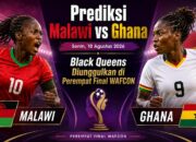 Prediksi Malawi vs Ghana Senin, 10 Agustus 2026: Black Queens Diunggulkan di Perempat Final WAFCON