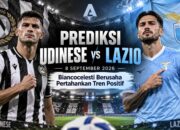 Prediksi Udinese vs Lazio 8 September 2026: Biancocelesti Berusaha Pertahankan Tren Positif